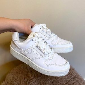 White Nike Delta Force Sneakers